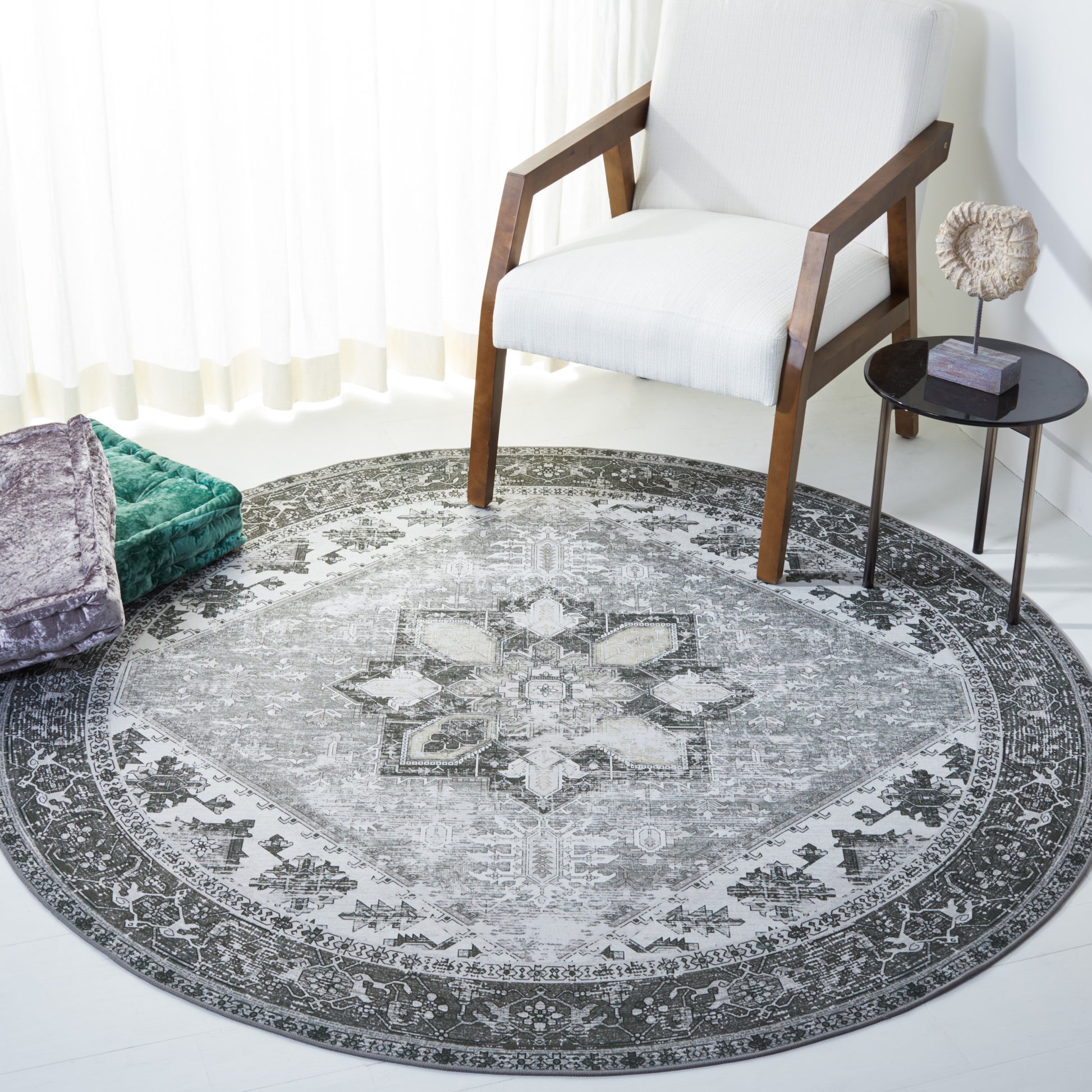 Safavieh Tucson Tsn102F Grey/Ivory Area Rug