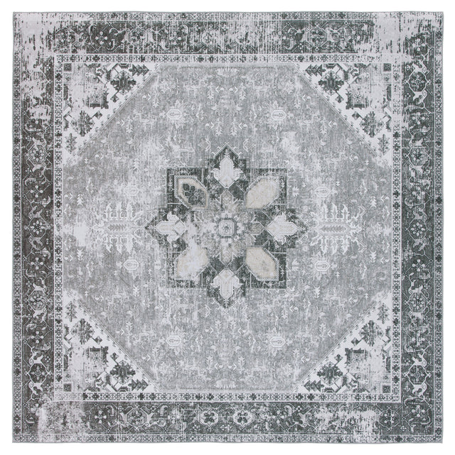 Safavieh Machine Washable Tucson Tsn102F Grey/Ivory Rug.