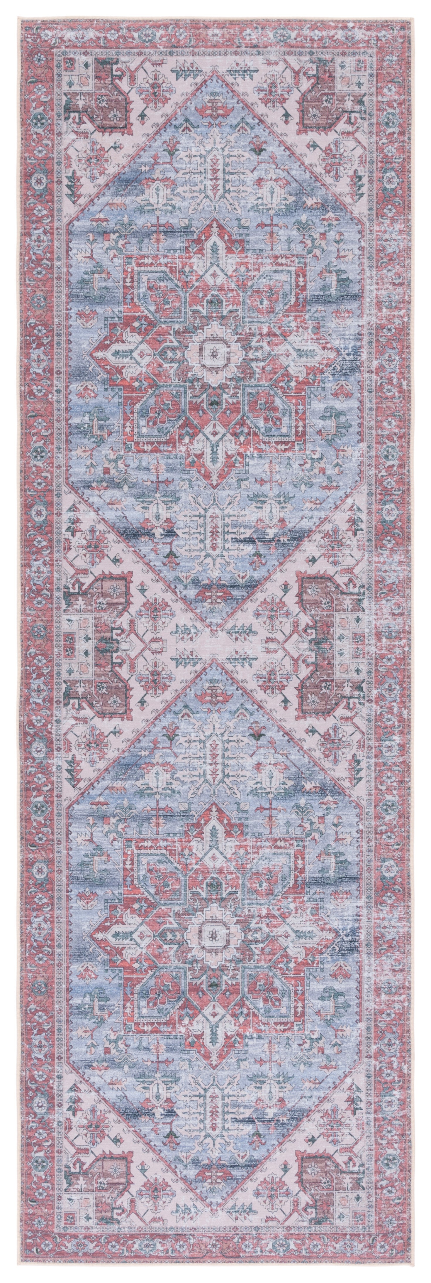 Safavieh Tucson Tsn102G Grey Blue/Rust Area Rug