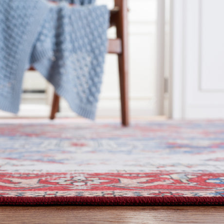 Safavieh Machine Washable Tucson Tsn102M Blue/Red Rug.