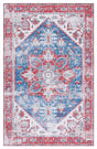 Safavieh Machine Washable Tucson Tsn102M Blue/Red Rug.