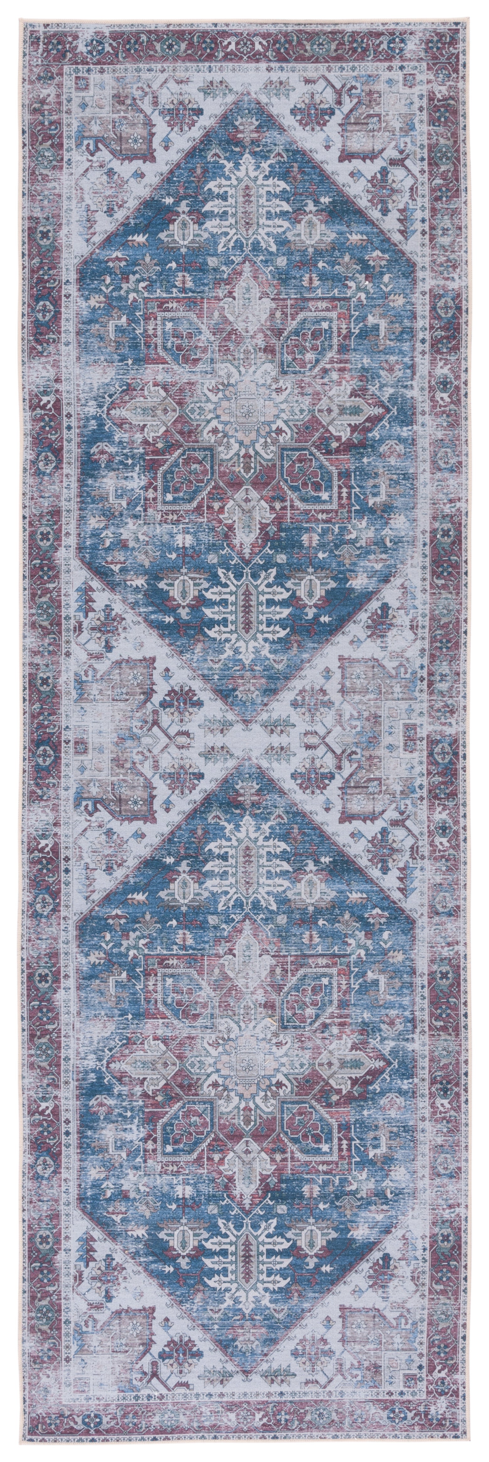 Safavieh Tucson Tsn102N Navy/Red Area Rug