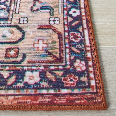 Safavieh Machine Washable Tucson Tsn104B Beige/Blue Rug.