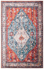 Safavieh Machine Washable Tucson Tsn104B Beige/Blue Rug.