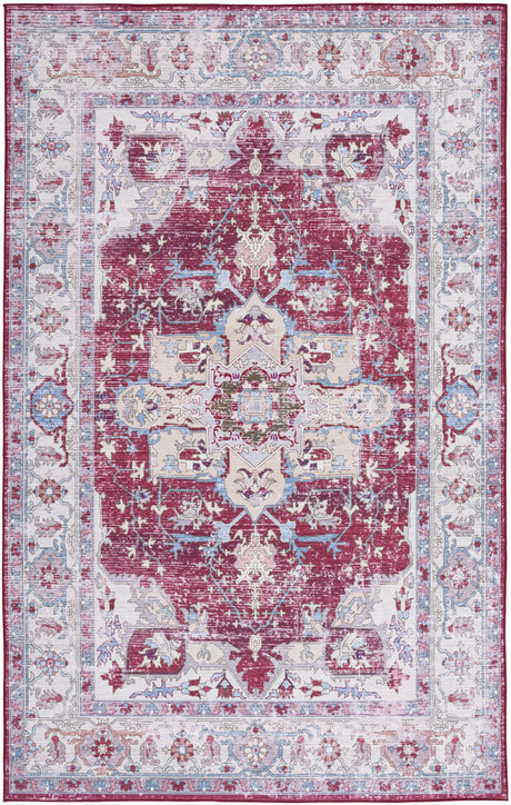 Safavieh Tucson Tsn106S Burgundy/Beige Area Rug