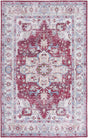 Safavieh Machine Washable Tucson Tsn106S Burgundy/Beige Rug.