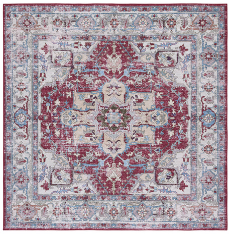 Safavieh Tucson Tsn106S Burgundy/Beige Area Rug