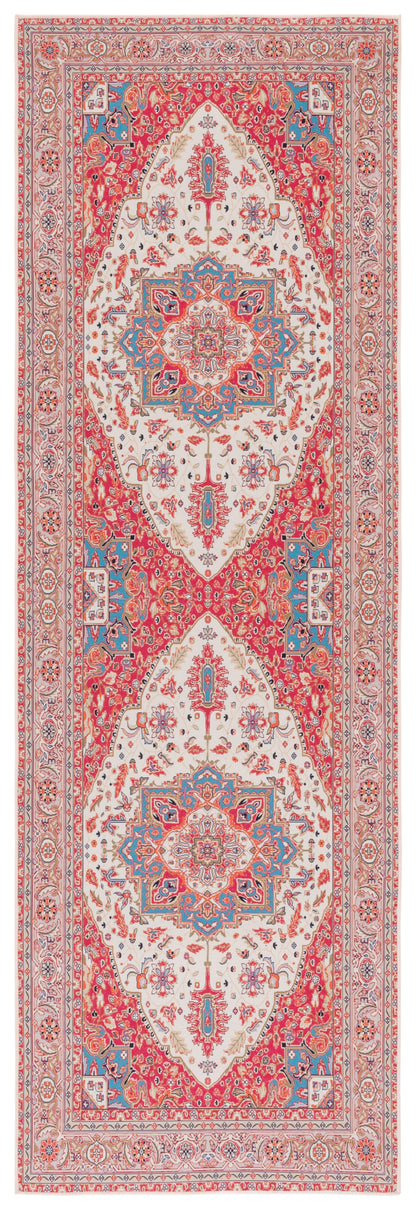 Safavieh Tucson Tsn107Q Red/Beige Area Rug