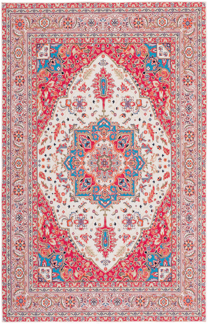 Safavieh Tucson Tsn107Q Red/Beige Area Rug