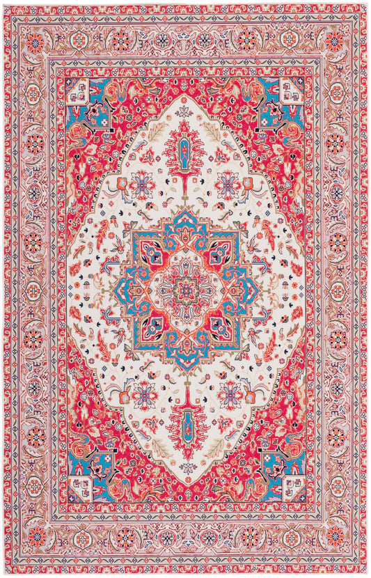 Safavieh Tucson Tsn107Q Red/Beige Area Rug