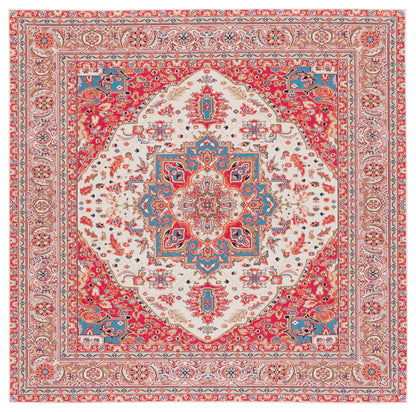 Safavieh Tucson Tsn107Q Red/Beige Area Rug