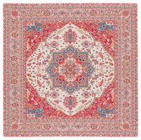 Safavieh Tucson Tsn107Q Red/Beige Area Rug