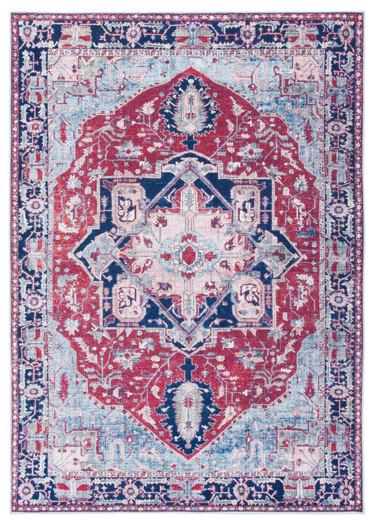 Safavieh Tucson Tsn108Q Red/Navy Area Rug