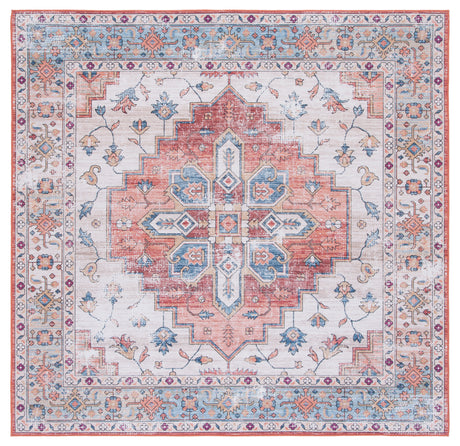 Safavieh Machine Washable Tucson Tsn109B Beige/Blue Rug.