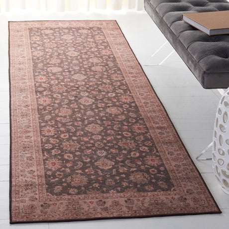 Safavieh Machine Washable Tucson Tsn111G Dark Grey/Beige Rug.