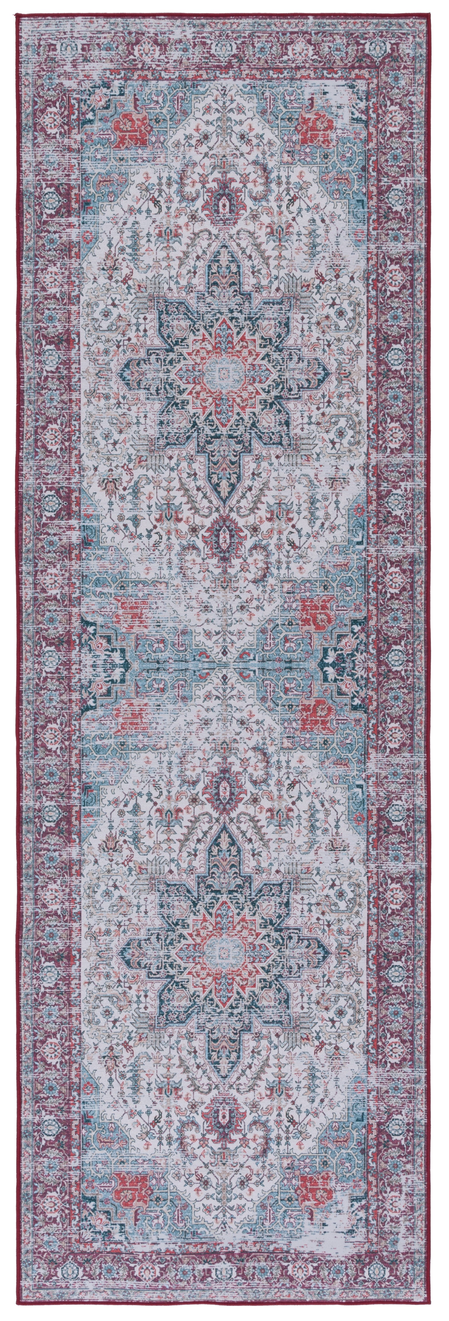 Safavieh Tucson Tsn113A Ivory/Red Area Rug