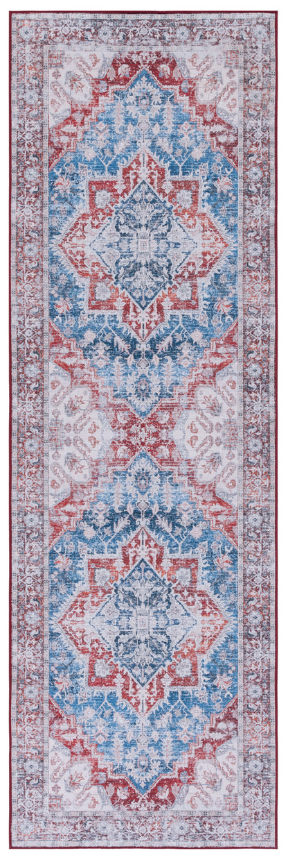 Safavieh Tucson Tsn115M Blue/Red Area Rug