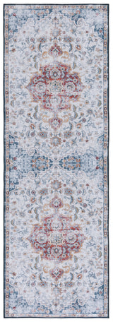 Safavieh Machine Washable Tucson Tsn117F Grey/Rust Rug.