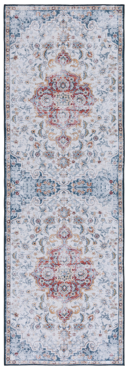 Safavieh Tucson Tsn117F Grey/Rust Area Rug