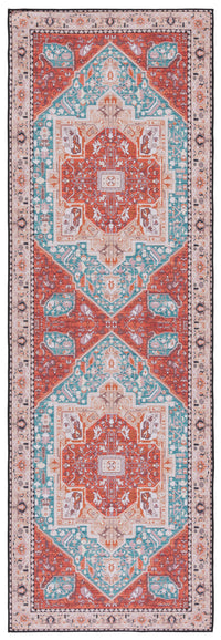 Safavieh Tucson Tsn120J Aqua/Rust Area Rug