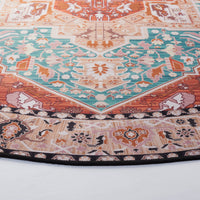 Safavieh Tucson Tsn120J Aqua/Rust Area Rug