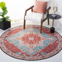 Safavieh Tucson Tsn120J Aqua/Rust Area Rug