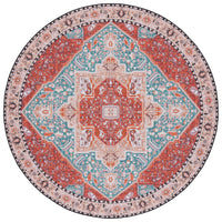 Safavieh Tucson Tsn120J Aqua/Rust Area Rug