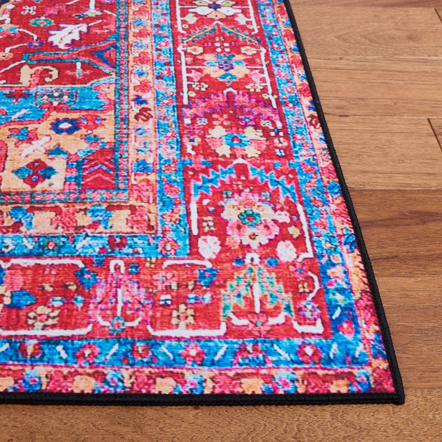 Safavieh Machine Washable Tucson Tsn121N Navy/Red Rug.