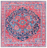 Safavieh Machine Washable Tucson Tsn121N Navy/Red Rug.