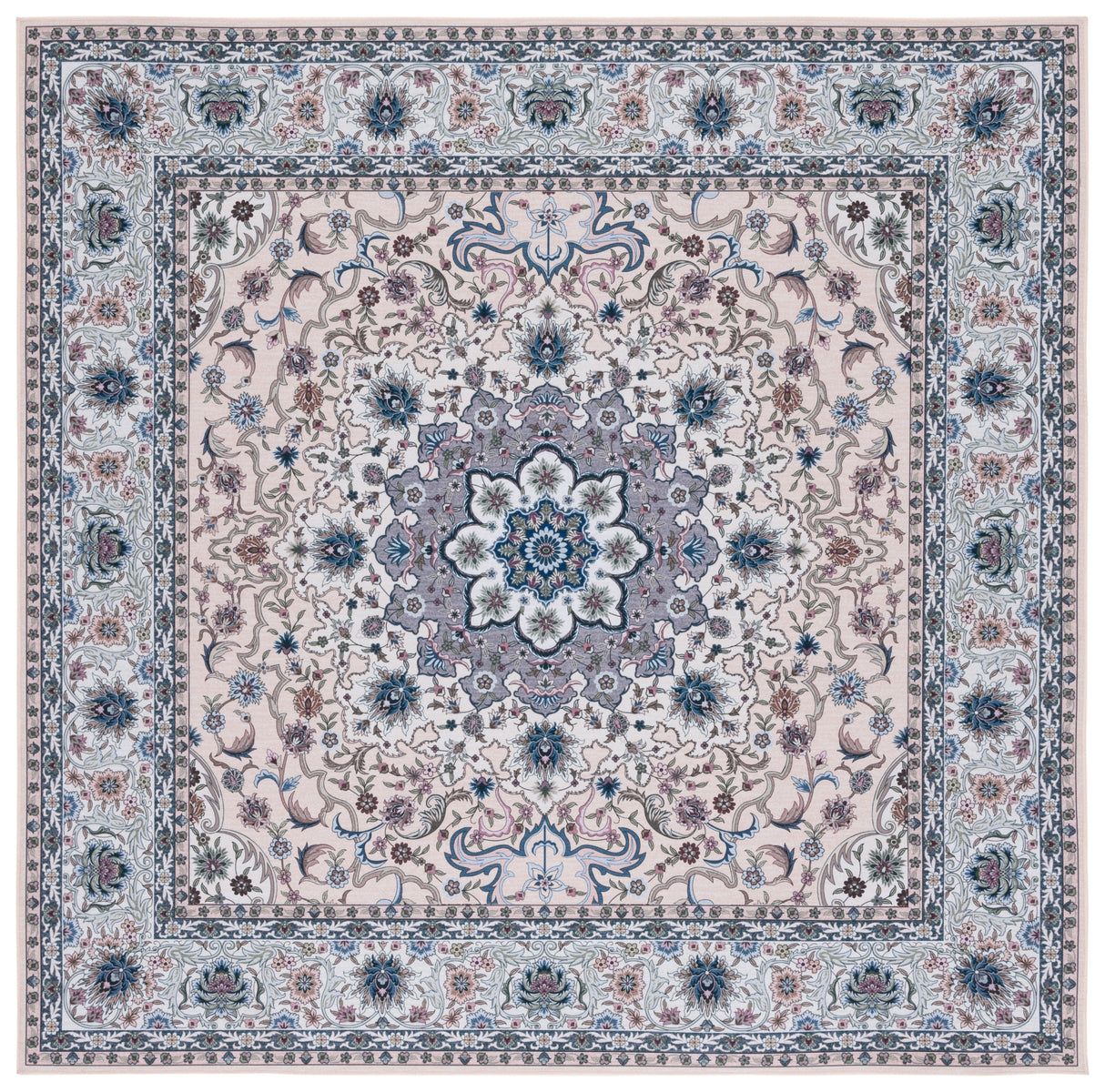 Safavieh Machine Washable Tucson Tsn123B Beige/Green Rug.