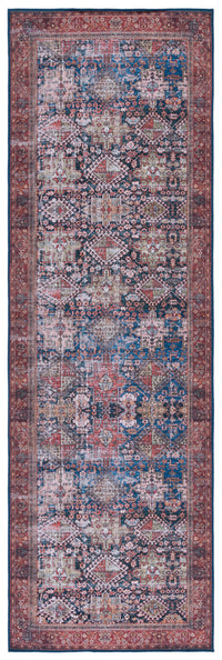 Safavieh Tucson Tsn124N Navy/Rust Area Rug