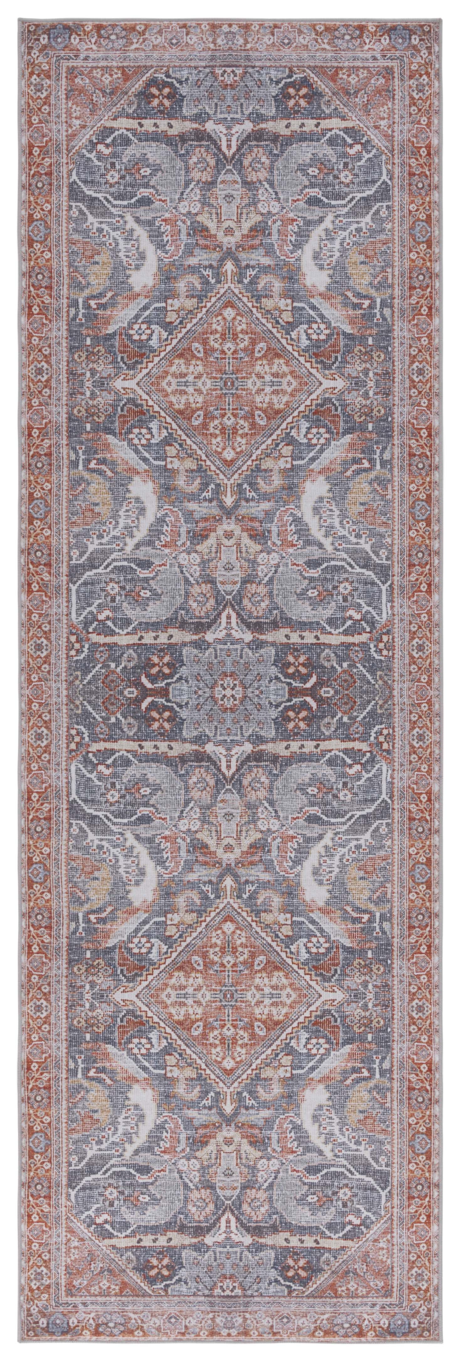 Safavieh Tucson Tsn125F Grey/Rust Area Rug