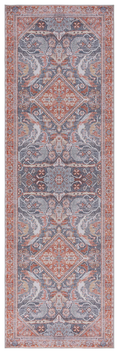 Safavieh Tucson Tsn125F Grey/Rust Area Rug