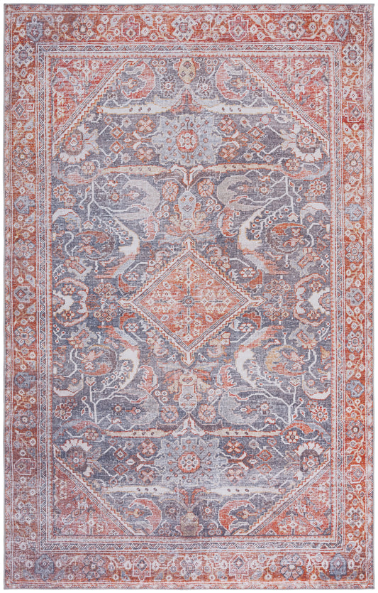 Safavieh Tucson Tsn125F Grey/Rust Area Rug