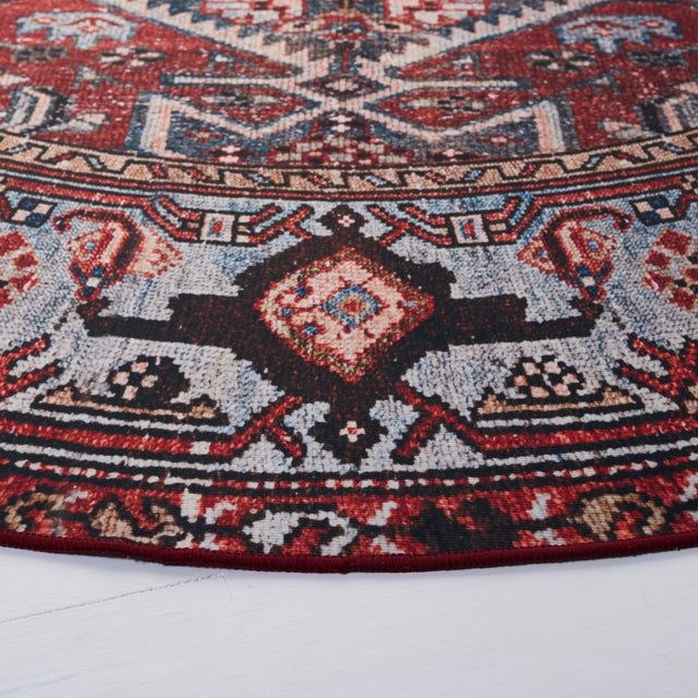 Safavieh Machine Washable Tucson Tsn126P Rust/Blue Rug.