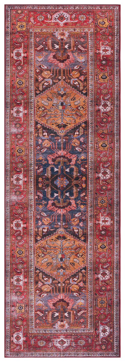 Safavieh Tucson Tsn127N Navy/Rust Area Rug