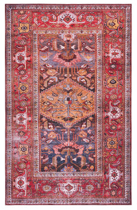 Safavieh Tucson Tsn127N Navy/Rust Area Rug