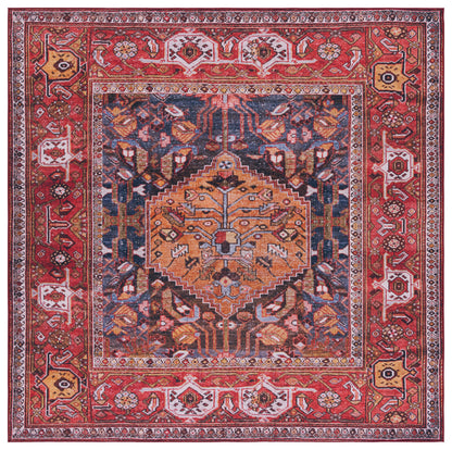 Safavieh Tucson Tsn127N Navy/Rust Area Rug