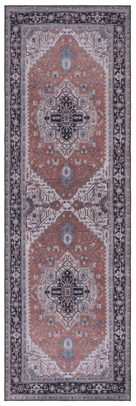 Safavieh Tucson Tsn128P Rust/Navy Area Rug