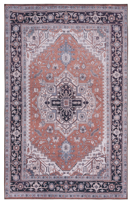 Safavieh Tucson Tsn128P Rust/Navy Area Rug