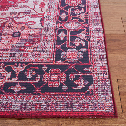 Safavieh Tucson Tsn128Q Red/Navy Area Rug