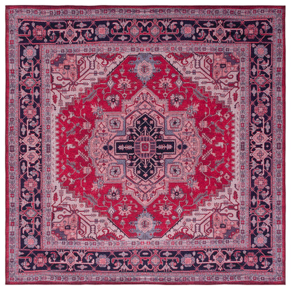 Safavieh Tucson Tsn128Q Red/Navy Area Rug