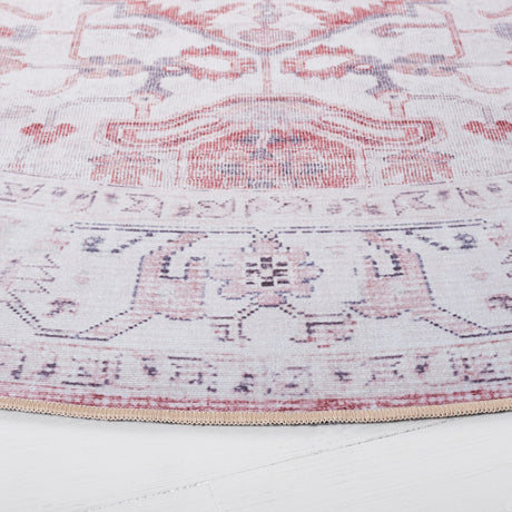 Safavieh Machine Washable Tucson Tsn129B Beige/Rust Rug.