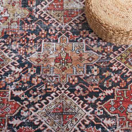 Safavieh Tucson Tsn130N Navy/Rust Area Rug