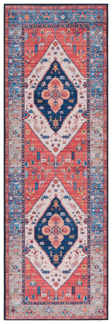 Safavieh Machine Washable Tucson Tsn133P Rust/Blue Rug.