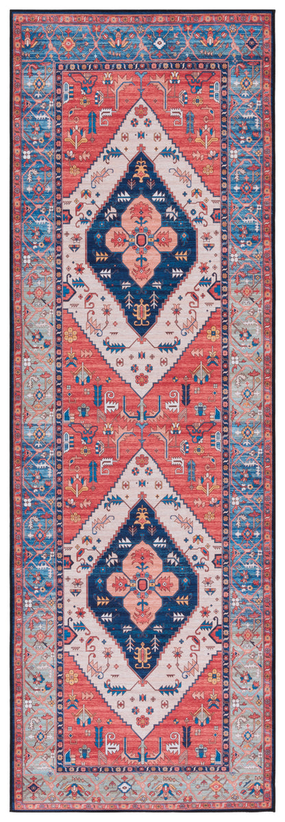 Safavieh Tucson Tsn133P Rust/Blue Area Rug