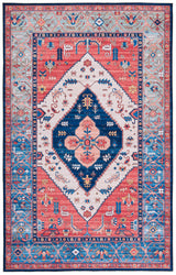 Safavieh Machine Washable Tucson Tsn133P Rust/Blue Rug.