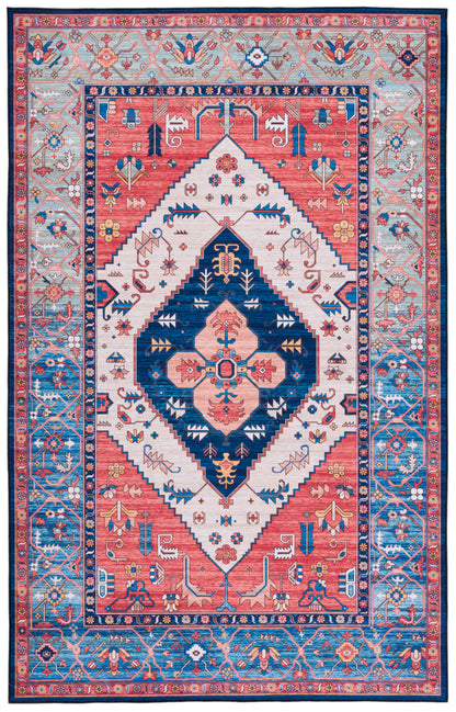 Safavieh Tucson Tsn133P Rust/Blue Area Rug