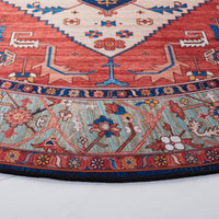 Safavieh Tucson Tsn133P Rust/Blue Area Rug