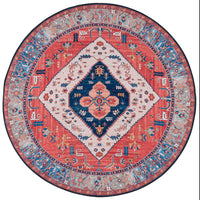 Safavieh Tucson Tsn133P Rust/Blue Area Rug